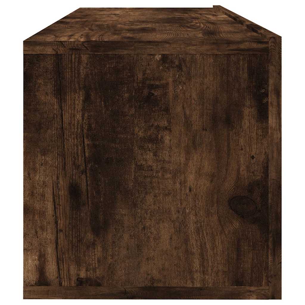 vidaXL TV-Wandschrank Räuchereiche 100x30x30 cm Holzwerkstoff