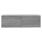 vidaXL TV-Wandschrank Grau Sonoma 100x30x30 cm Holzwerkstoff