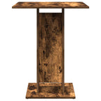 vidaXL Bistrotisch Räuchereiche 60x60x75 cm Holzwerkstoff
