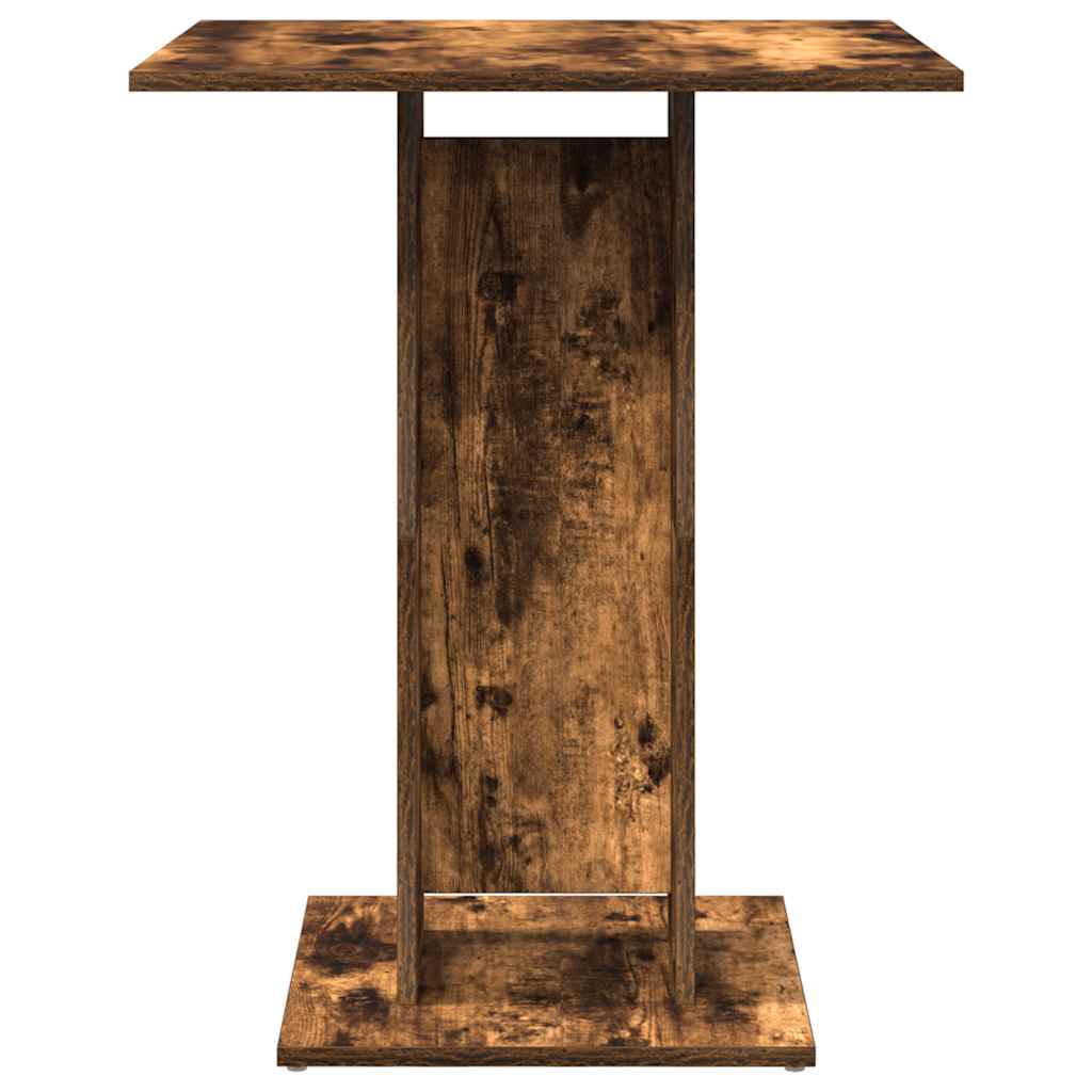 vidaXL Bistrotisch Räuchereiche 60x60x75 cm Holzwerkstoff
