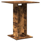 vidaXL Bistrotisch Räuchereiche 60x60x75 cm Holzwerkstoff