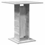vidaXL Bistrotisch Grau Sonoma 60x60x75 cm Holzwerkstoff