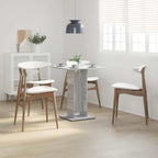 vidaXL Bistrotisch Grau Sonoma 60x60x75 cm Holzwerkstoff