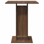 vidaXL Bistrotisch Braun Eichen-Optik 60x60x75 cm Holzwerkstoff