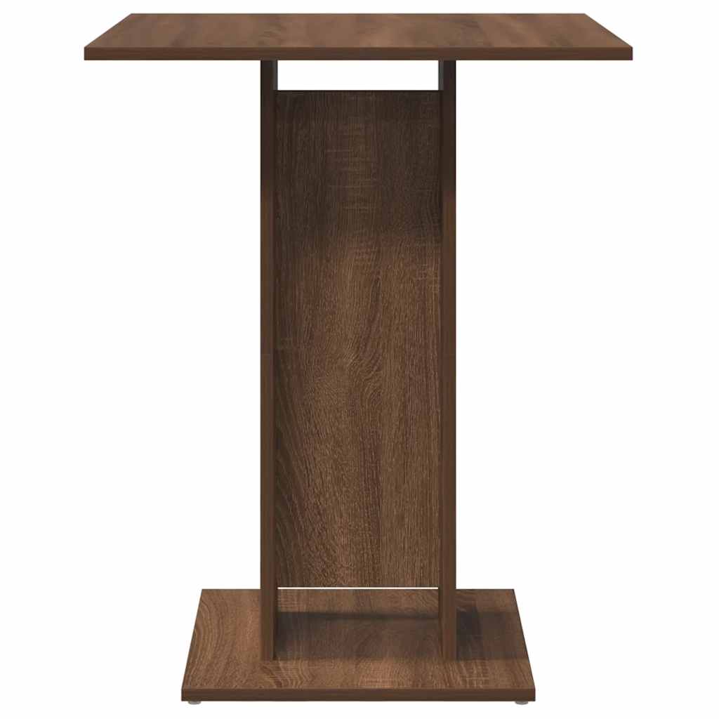 vidaXL Bistrotisch Braun Eichen-Optik 60x60x75 cm Holzwerkstoff