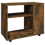 vidaXL Beistelltisch Räuchereiche 70x35x55 cm Holzwerkstoff