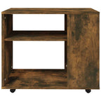 vidaXL Beistelltisch Räuchereiche 70x35x55 cm Holzwerkstoff