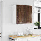 vidaXL Hängeschrank Lyon Braun Eichen-Optik 60x31x60 cm Holzwerkstoff