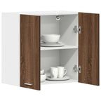 vidaXL Hängeschrank Lyon Braun Eichen-Optik 60x31x60 cm Holzwerkstoff
