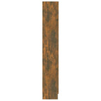 vidaXL Bücherschrank Räuchereiche 82,5x30,5x185,5 cm Holzwerkstoff