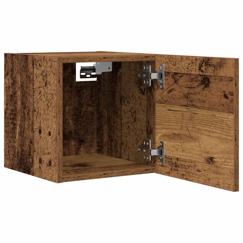 vidaXL TV-Wandschrank Räuchereiche 30,5x30x30 cm