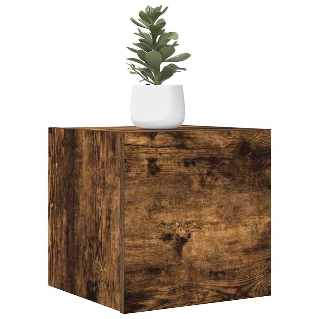 vidaXL TV-Wandschrank Räuchereiche 30,5x30x30 cm