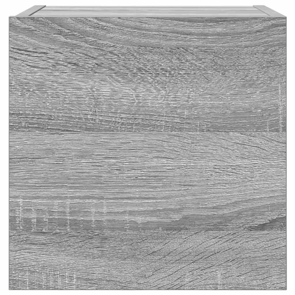vidaXL TV-Wandschrank Grau Sonoma 30,5x30x30 cm