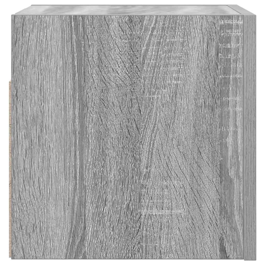 vidaXL TV-Wandschrank Grau Sonoma 30,5x30x30 cm