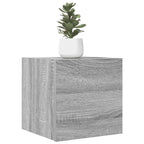 vidaXL TV-Wandschrank Grau Sonoma 30,5x30x30 cm