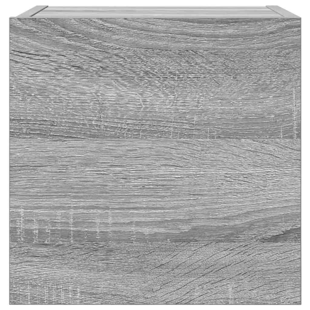 vidaXL TV-Wandschränke 4 Stk. Grau Sonoma 30,5x30x30 cm