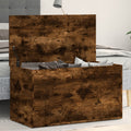 vidaXL Aufbewahrungstruhe Räuchereiche 84x42x46 cm Holzwerkstoff