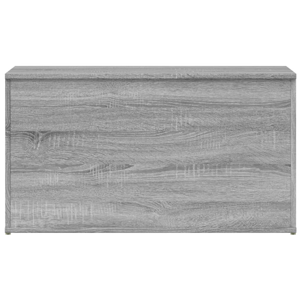 vidaXL Aufbewahrungstruhe Grau Sonoma 84x42x46 cm Holzwerkstoff