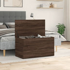 vidaXL Aufbewahrungstruhe Braun Eichen-Optik 84x42x46 cm Holzwerkstoff
