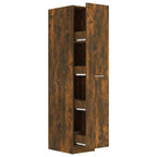 vidaXL Apothekerschrank Räuchereiche 30x42,5x150 cm Holzwerkstoff