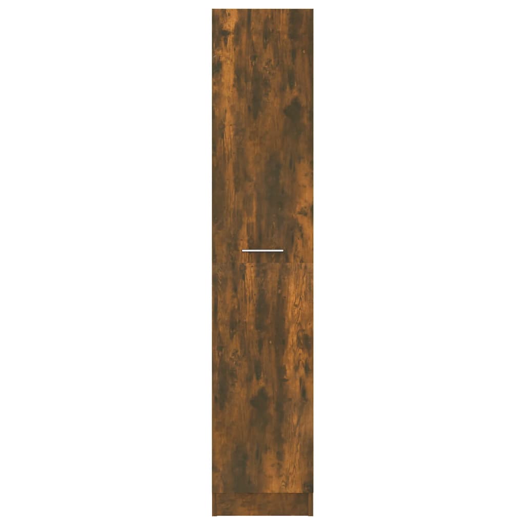 vidaXL Apothekerschrank Räuchereiche 30x42,5x150 cm Holzwerkstoff