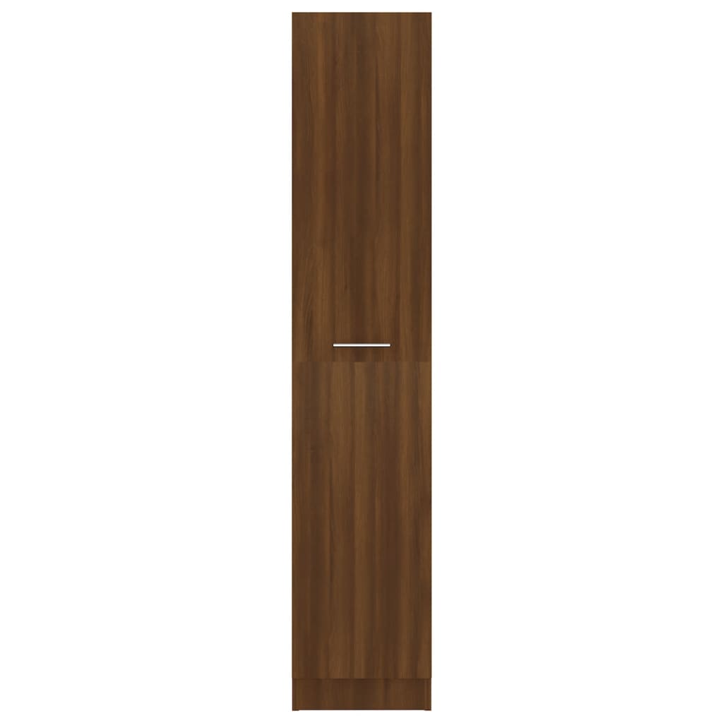 vidaXL Apothekerschrank Braun Eichen-Optik 30x42,5x150cm Holzwerkstoff