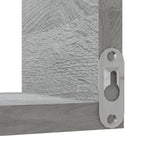 vidaXL Wand-Eckregal Grau Sonoma 40x40x50 cm Holzwerkstoff
