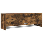 vidaXL Kleiderschrank Räuchereiche 100x32,5x35 cm Holzwerkstoff
