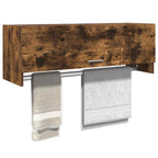 vidaXL Kleiderschrank Räuchereiche 100x32,5x35 cm Holzwerkstoff