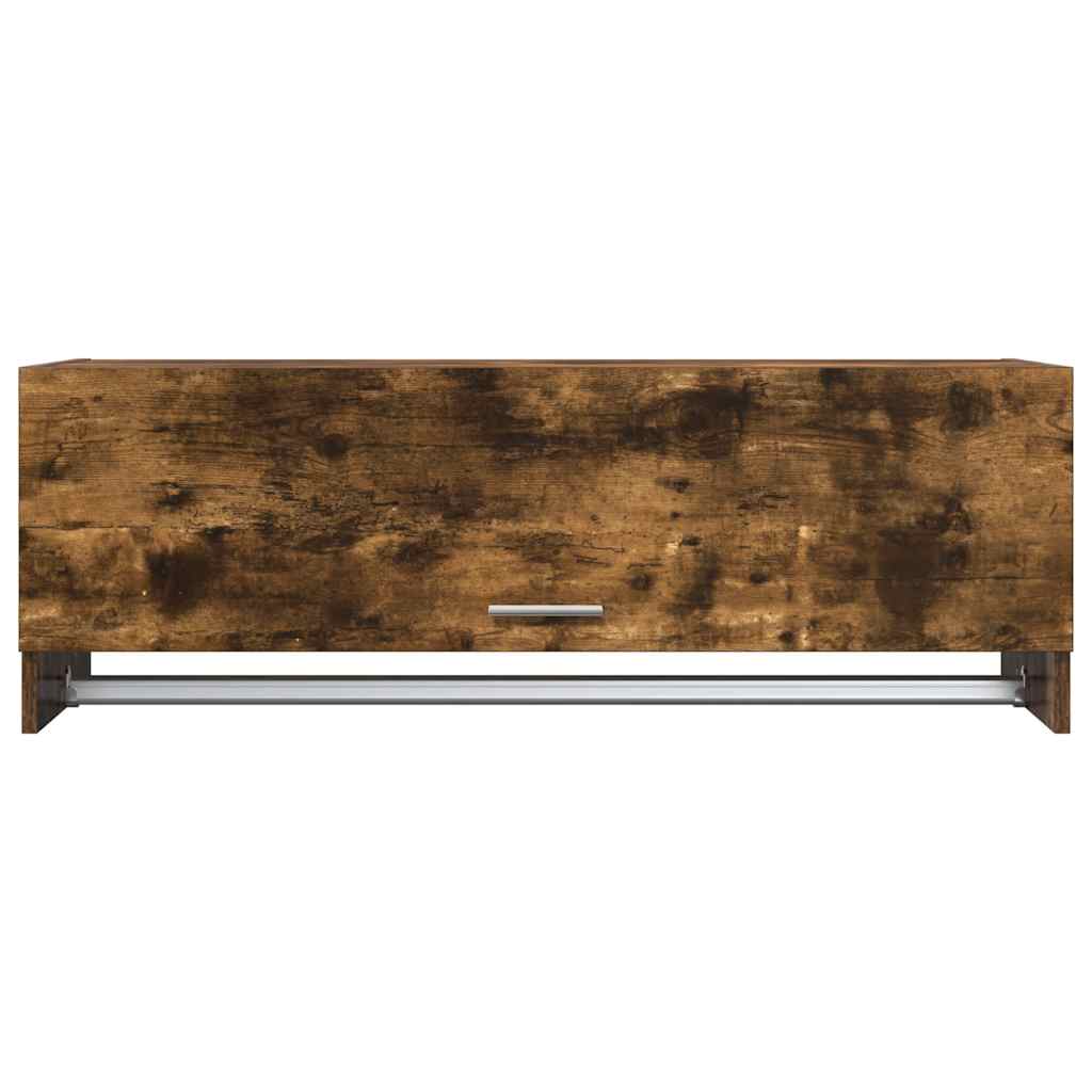 vidaXL Kleiderschrank Räuchereiche 100x32,5x35 cm Holzwerkstoff