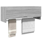 vidaXL Kleiderschrank Grau Sonoma 100x32,5x35 cm Holzwerkstoff