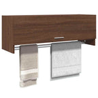 vidaXL Kleiderschrank Braun Eichen-Optik 100x32,5x35 cm Holzwerkstoff