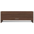 vidaXL Kleiderschrank Braun Eichen-Optik 100x32,5x35 cm Holzwerkstoff
