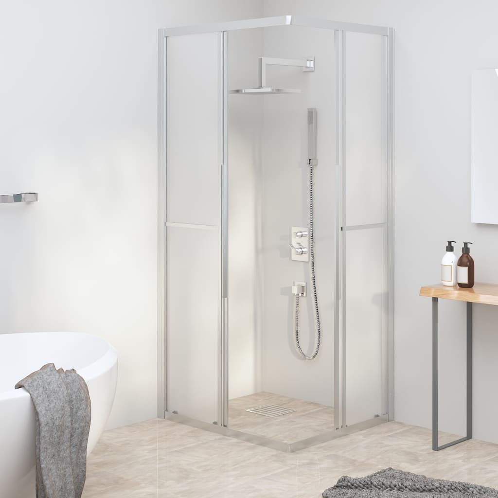 vidaXL Duschkabine ESG Matt 90x70x180 cm