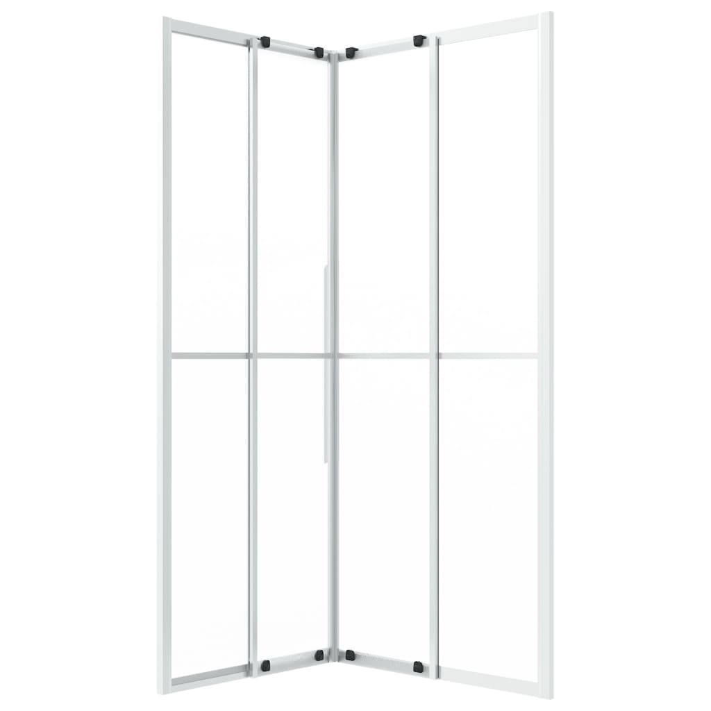 vidaXL Duschkabine ESG Matt 90x70x180 cm