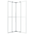 vidaXL Duschkabine ESG Matt 90x70x180 cm