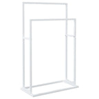vidaXL Handtuchständer Weiß 48x24x78,5 cm Eisen