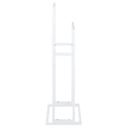 vidaXL Handtuchständer Weiß 48x24x78,5 cm Eisen