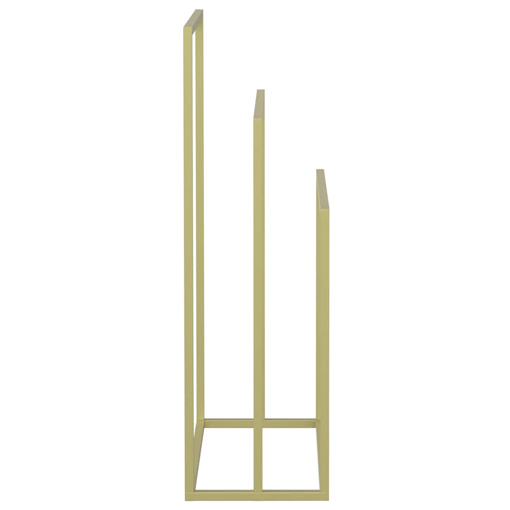 vidaXL Handtuchständer Golden 48x24x79 cm Eisen