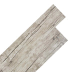 vidaXL Bodenplanken 2,51 m² 18 pcs PVC Eiche gewaschen