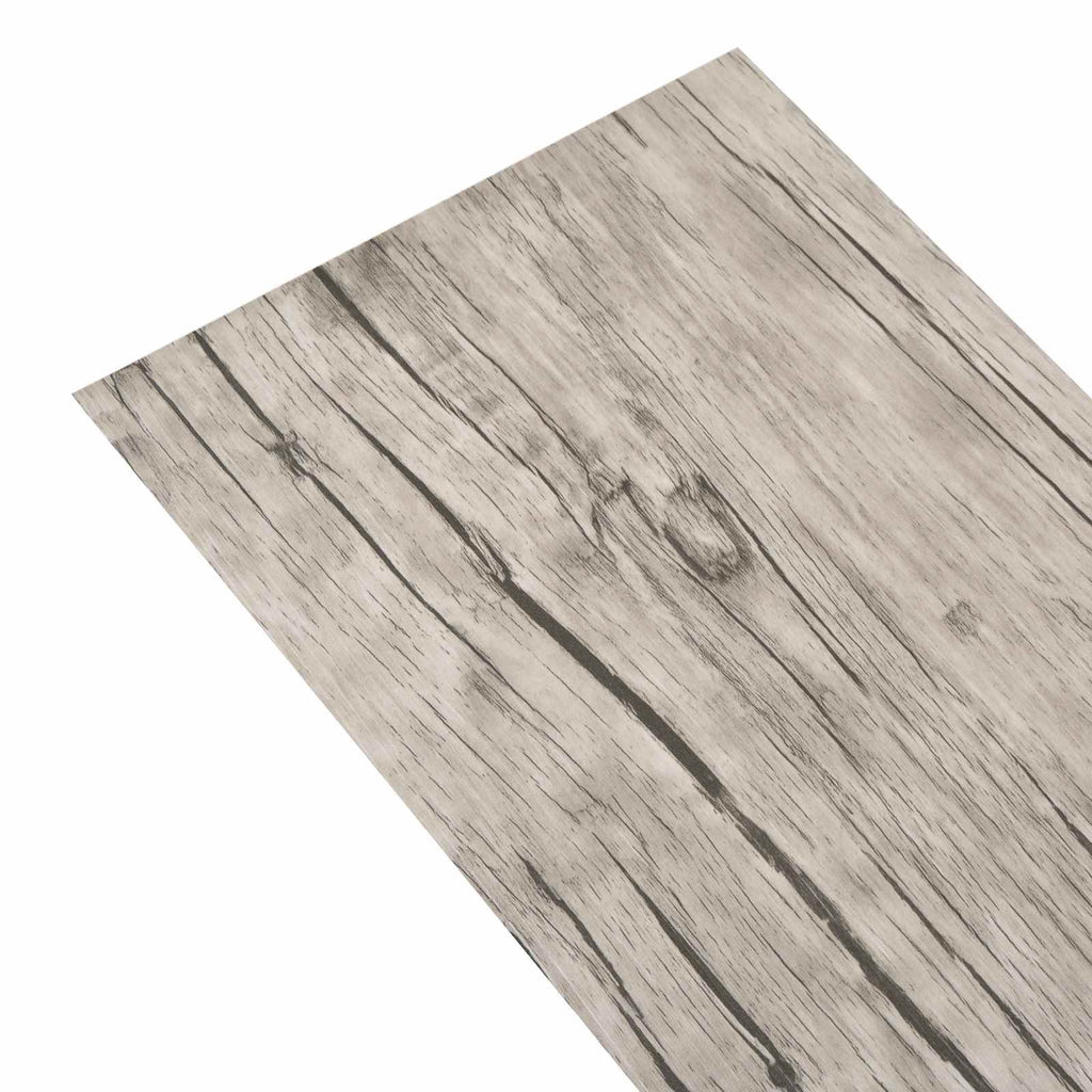 vidaXL Bodenplanken 2,51 m² 18 pcs PVC Eiche gewaschen