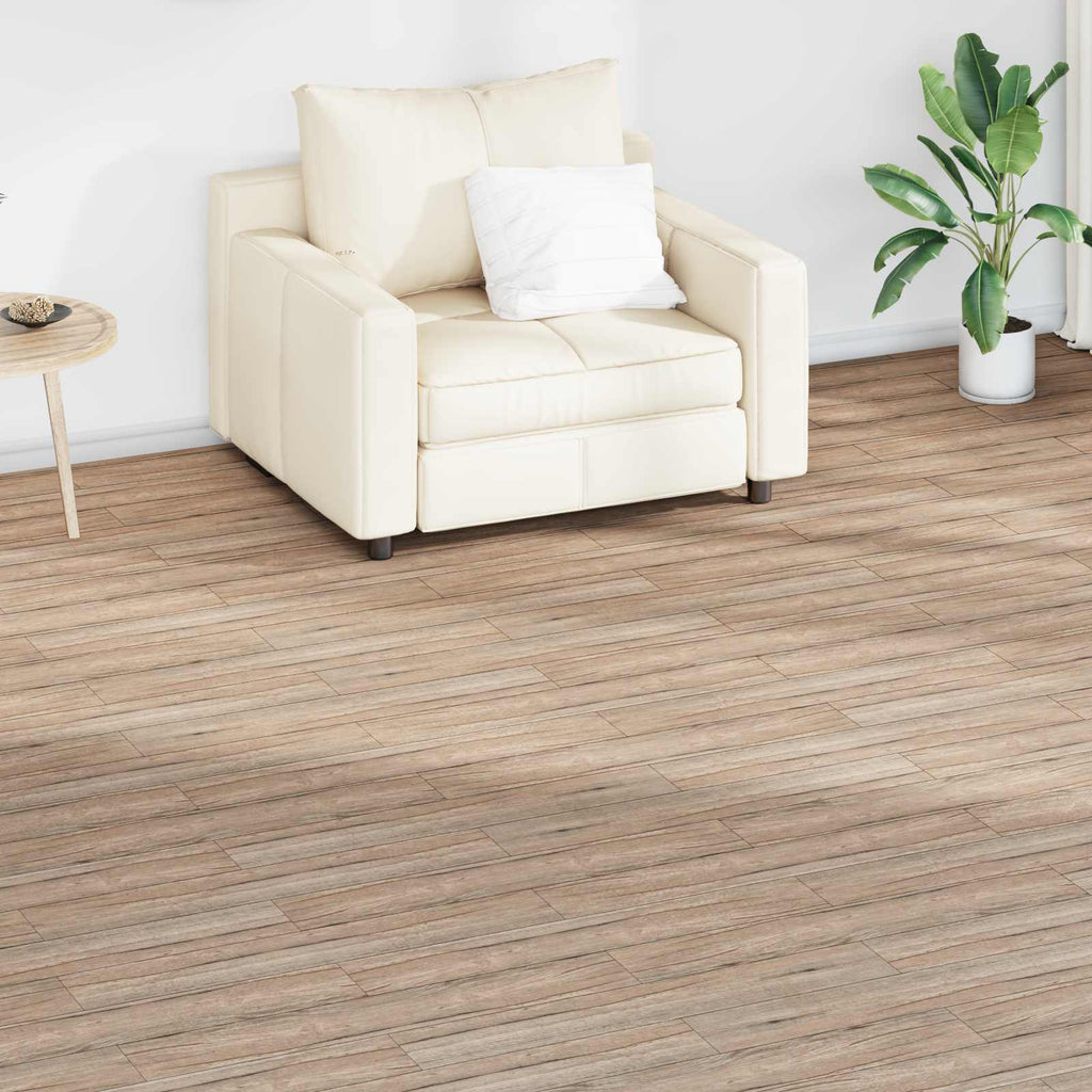 vidaXL Bodenplanken 18 pcs Eichenbraun 2,51 m² PVC