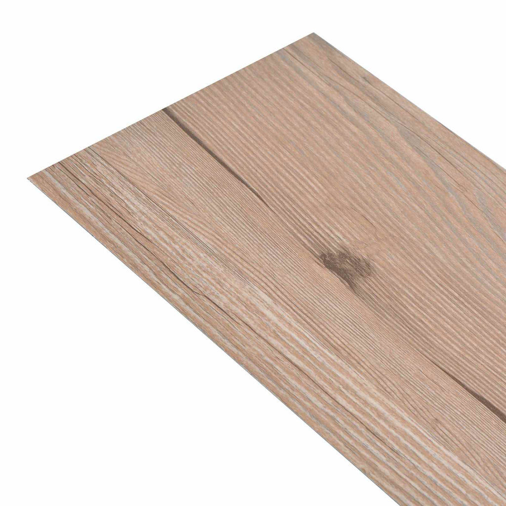 vidaXL Bodenplanken 18 pcs Eichenbraun 2,51 m² PVC