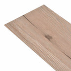 vidaXL Bodenplanken 18 pcs Eichenbraun 2,51 m² PVC