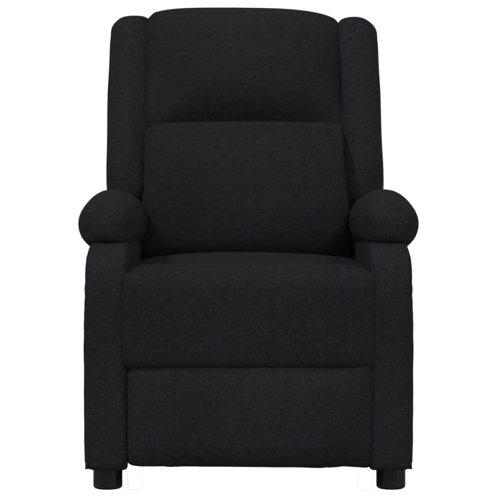 vidaXL Relaxsessel Elektrisch Schwarz Stoff