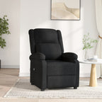 vidaXL Relaxsessel Elektrisch Schwarz Stoff