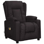 vidaXL Massagesessel Elektrisch Schwarz Kunstleder