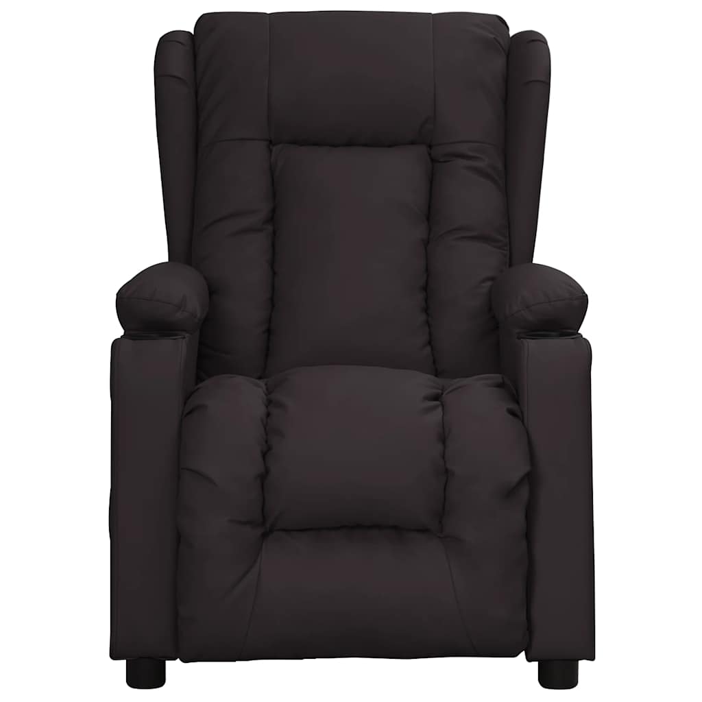 vidaXL Massagesessel Elektrisch Schwarz Kunstleder