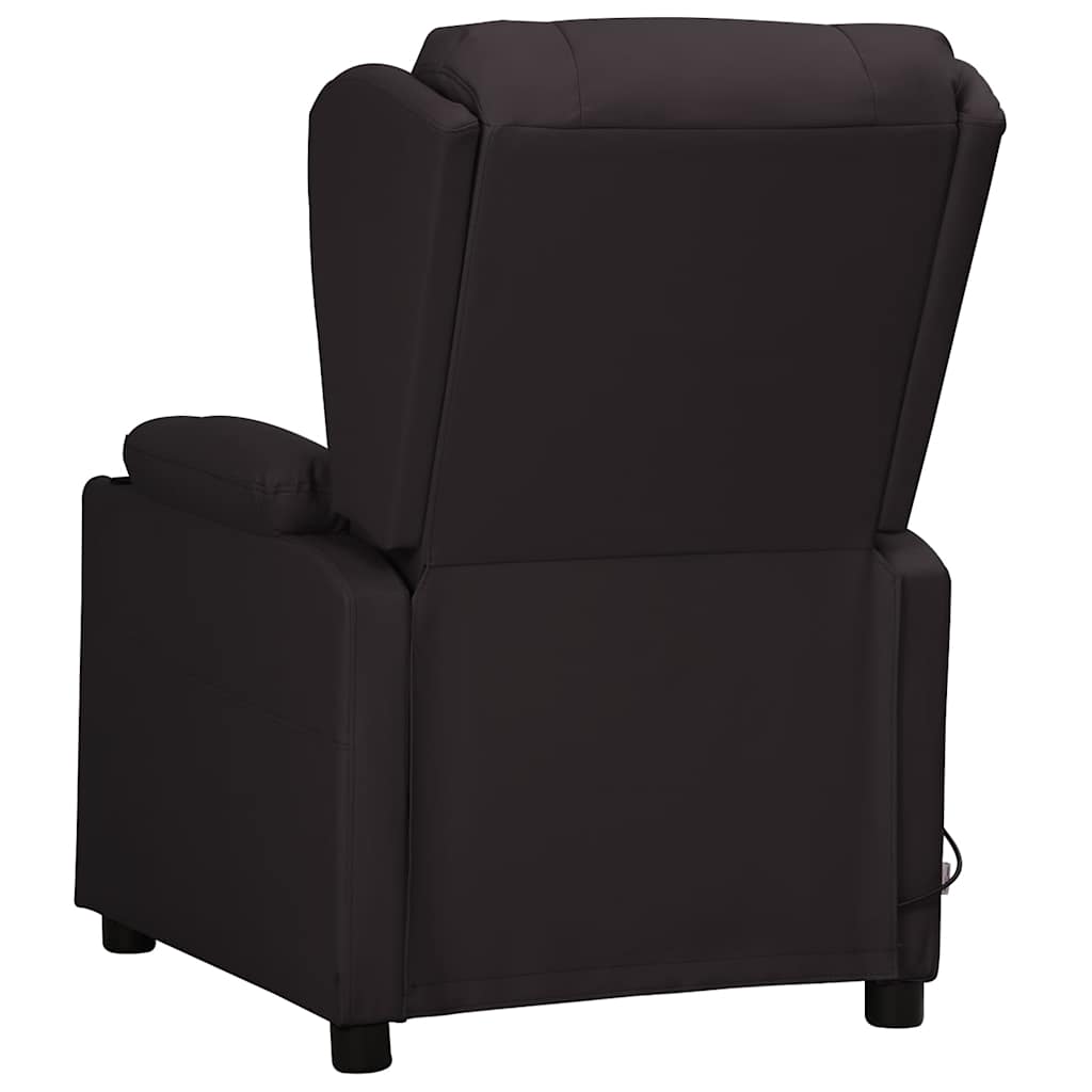 vidaXL Massagesessel Elektrisch Schwarz Kunstleder