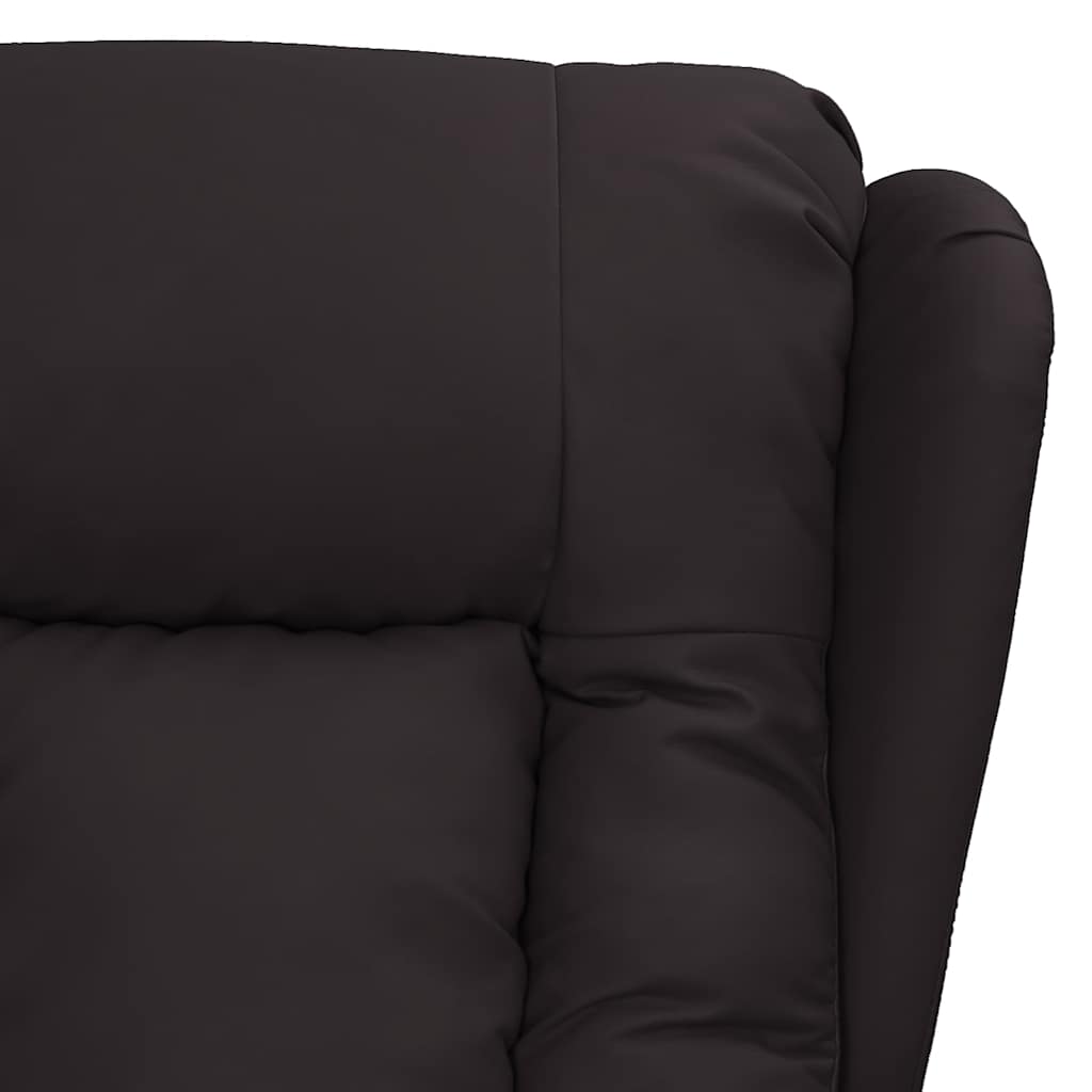vidaXL Massagesessel Elektrisch Schwarz Kunstleder